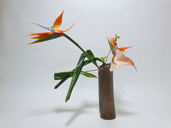 2015年5月26日火曜日、福島県郡山市・菅野草苑（かんのそうえん）教室で学ぶ根本流苑さんの作品