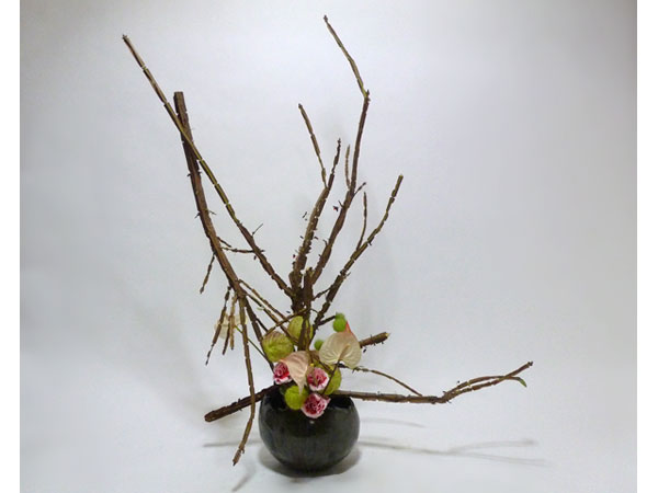 2015年11月11日水曜日、福島県郡山市・菅野草苑（かんのそうえん）教室で学ぶ遠山ハツ子さんの作品