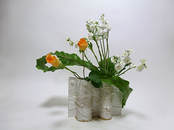 2015年11月19日木曜日、福島県郡山市・菅野草苑（かんのそうえん）教室で学ぶ遠山ハツ子さんの作品