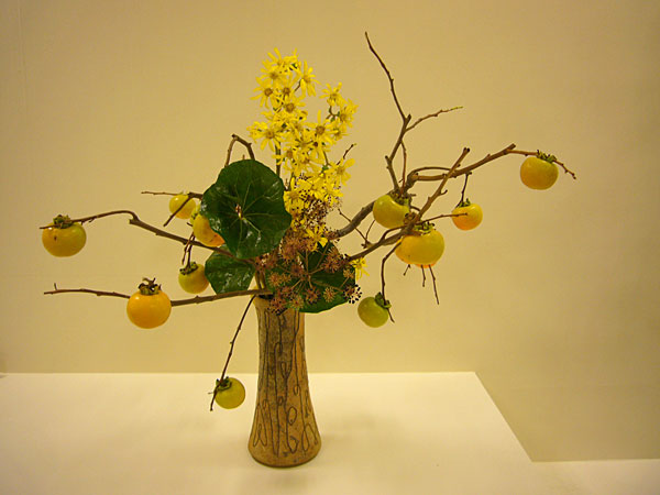 2015年11月4日水曜日、福島県郡山市・菅野草苑（かんのそうえん）教室で学ぶ本間草葵さんの作品