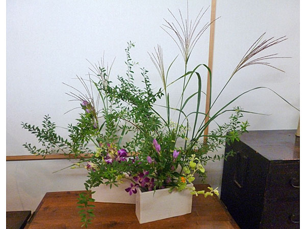 2015年10月14日水曜日、福島県郡山市・菅野草苑（かんのそうえん）教室で学ぶ遠山ハツ子さんの作品