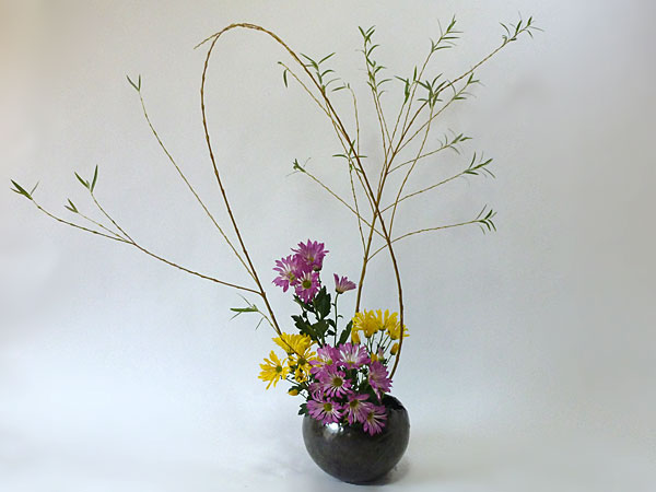 2015年10月26日月曜日、福島県郡山市・菅野草苑（かんのそうえん）教室で学ぶ本間草葵さんの作品