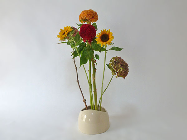 2015年9月18日金曜日、福島県郡山市・菅野草苑（かんのそうえん）教室で学ぶ遠藤千恵子さんの作品