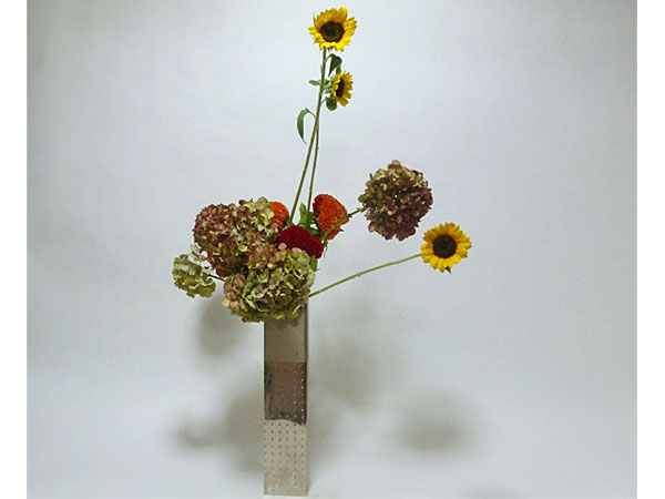 2015年9月23日水曜日、福島県郡山市・菅野草苑（かんのそうえん）教室で学ぶ大河原喜恵さんの作品