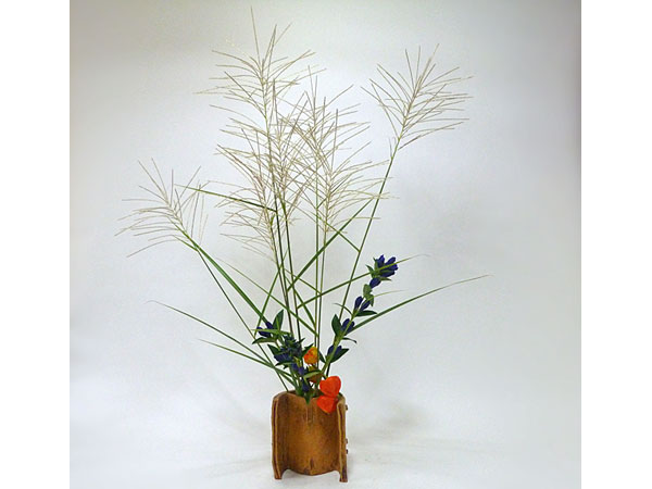 2015年9月1日火曜日、福島県郡山市・菅野草苑（かんのそうえん）教室で学ぶ本間草葵さんの作品