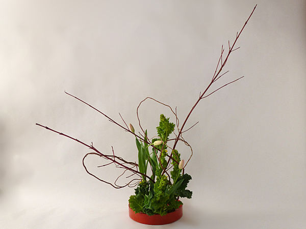 2016年2月11日木曜日、福島県郡山市・菅野草苑（かんのそうえん）教室で学ぶ秋元寛子さんの作品