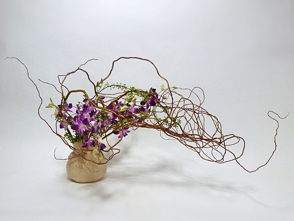 2016年2月15日月曜日、福島県郡山市・菅野草苑（かんのそうえん）教室で学ぶ根本流苑さんの作品