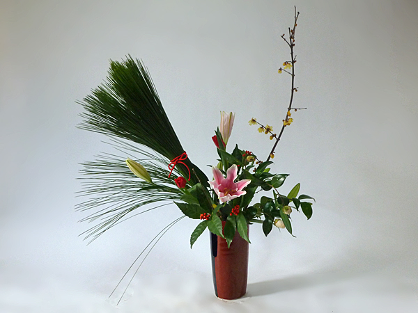 2016年1月7日木曜日、福島県郡山市・菅野草苑（かんのそうえん）教室で学ぶ秋元寛子さんの作品