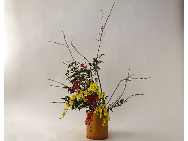 2016年1月18日月曜日、福島県郡山市・菅野草苑（かんのそうえん）教室で学ぶ秋元寛子さんの作品