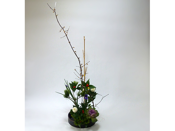 2016年1月8日金曜日、福島県郡山市・菅野草苑（かんのそうえん）教室で学ぶ円谷友子さんの作品