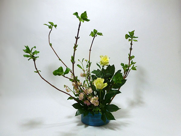 2016年3月23日水曜日、福島県郡山市・菅野草苑（かんのそうえん）教室で学ぶ石本草佳さんの作品