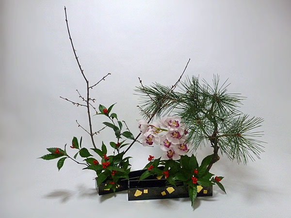 2017年1月3日火曜日、福島県郡山市・菅野草苑（かんのそうえん）教室で学ぶ石本草佳さんの作品