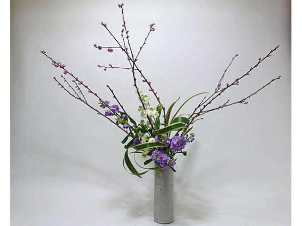 2017年3月3日金曜日、福島県郡山市・菅野草苑（かんのそうえん）教室で学ぶ石本草佳さんの作品